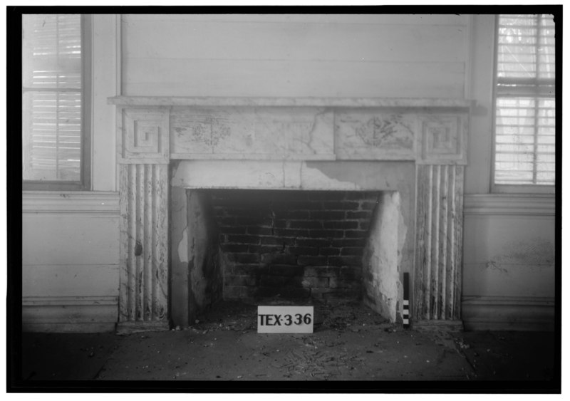 File:Historic American Buildings Survey, Arthur W. Stewart, Photographer November 24, 1936 SOUTHEAST ELEVATION OF FIREPLACE IN LIVING ROOM. - A. Wiley Hill House, Route 304, Hill's HABS TEX,11-HILPR,1-9.tif