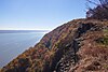 Uitzicht op de Hudson River vanaf Hook Mountain State Park.