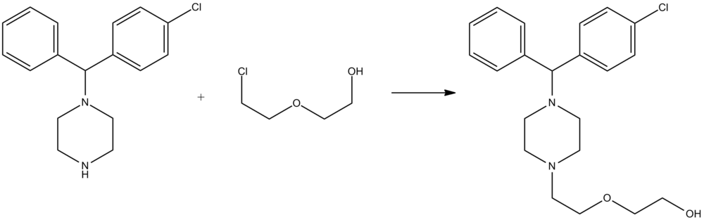 Hydroxyzine synthesis.png