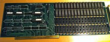 RAM expansion card for Zorro II Bus (4 MB installed, max 8 MB) Installing the flicker fixer (4817088550) (cropped).jpg