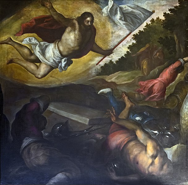 File:Interior of Santi Giovanni e Paolo (Venice) - The Resurrection (1620) Palma il Giovane.jpg