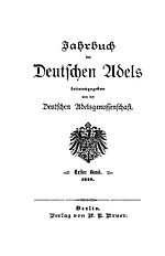 Vignette pour Jahrbuch des Deutschen Adels