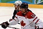 Thumbnail for File:JaromeIginla2010WinterOlympicsfaceoff.jpg