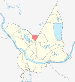 Location of Jaunā Forštate