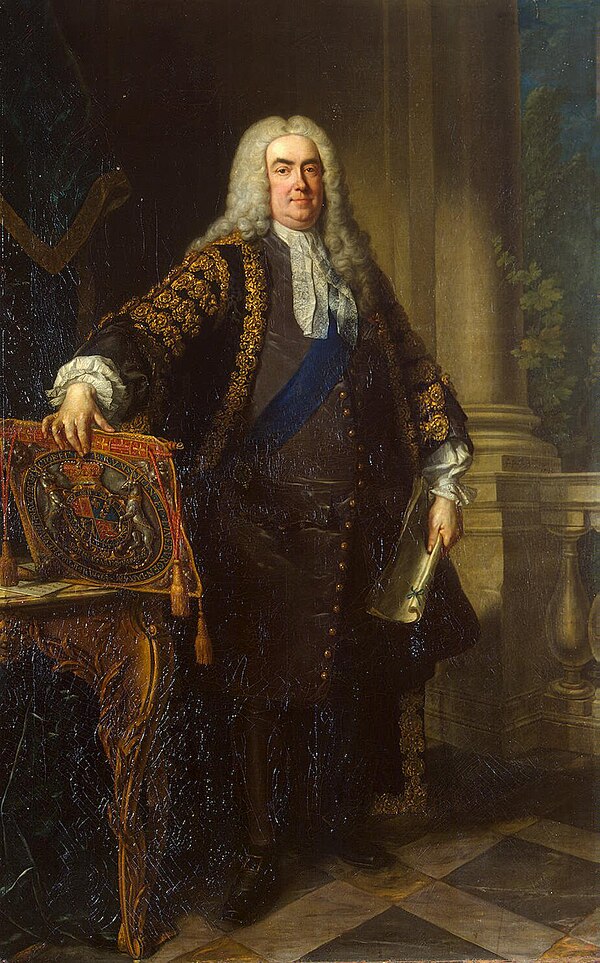 Sir Robert Walpole, who as Prime Minister used the Order for political patronage