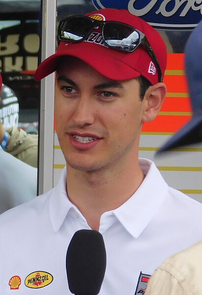 Joey Logano scored his third straight pole position at Martinsville.