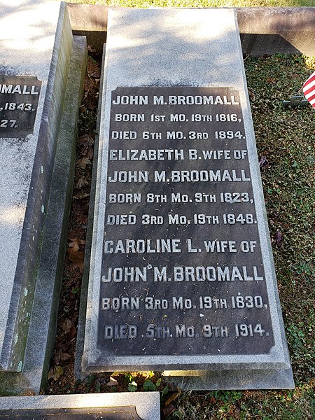 File:John M Broomall grave.jpg