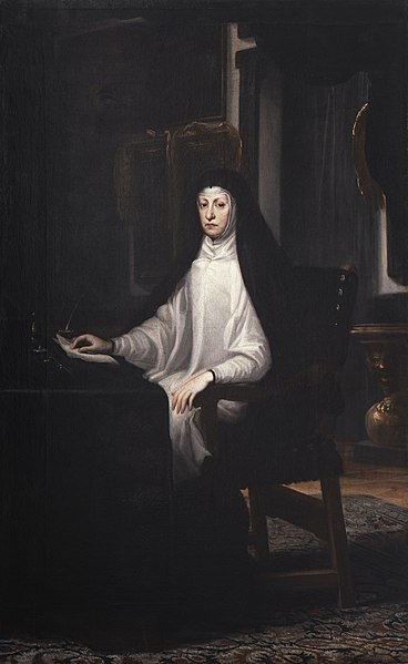 File:Juan Carreño de Miranda - Retrato da Rainha Mariana de Áustria, 1673.JPG