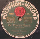 Dr. Eckener-Marsch[7] von Kaspar Siehler[8] um 1928