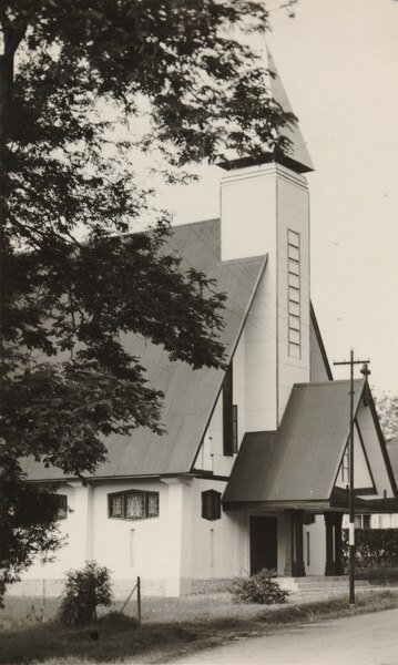 File:KITLV A1034 - Protestantse kerk te Padangsidimpoean, KITLV 153320.tiff