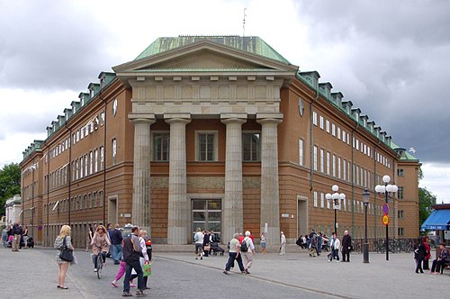 Chancellery House (Swedish: Kanslihuset) was the seat of the Government Offices until 1981, and the housed its predecessor, the Royal Chancery, dating back to the days of the Royal Palace fire in 1697.[7]