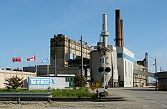 Tembec mill in Kapuskasing. Kapuskasing mill.JPG