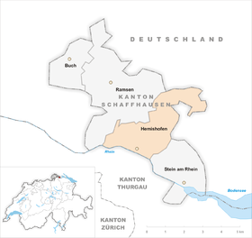 Karte von Hemishofen