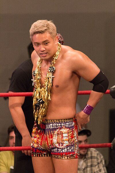 File:Kazuchika Okada at BCW East meets West.jpg