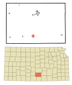 Location of Spivey, Kansas
