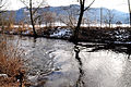 Glanfurt river next to the paper mill "Josef Weinländer"