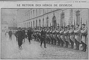 French Fusiliers marins being decorated