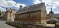 La Chapelle Sainte-Agathe, la Mairie et l'église de Langon.