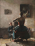 De pose (1889), Teylers Museum