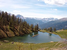 Lago dell'Alpe Laune sopra Sauze d'Oulx