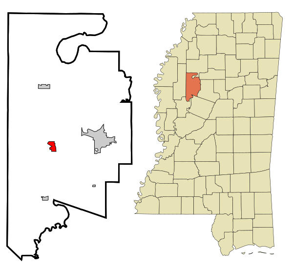 File:Leflore County Mississippi Incorporated and Unincorporated areas Itta Bena Highlighted.svg