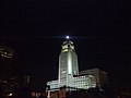 The beacon lit atop L.A. City Hall in 2005