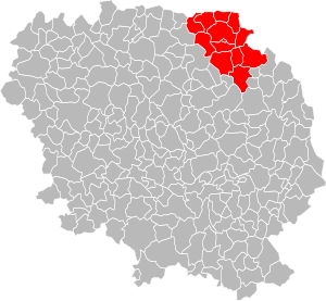 Lage der CC du Pays de Boussac im Département Creuse