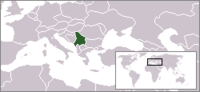 Locatie van Државна заједница Србија и Црна Гора Državna zajednica Srbija i Crna Gora