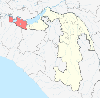 Takhtamukaysky District Location Takhtamukaysky District Adygea.svg