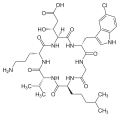 Deutsch: Struktur von Longicatenamycin A English: Structure of Longicatenamycin A