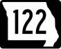 Route 122 marker