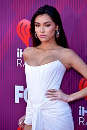 American singer Madison Beer, at the 2019 iHeartRadio Music Awards Madison Beer 2019 by Glenn Francis.jpg