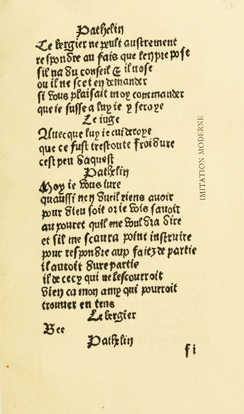 File:Maistre Pierre Pathelin, reproduction en facsimilé de 1485, Le Roy, 1907, page 081.png