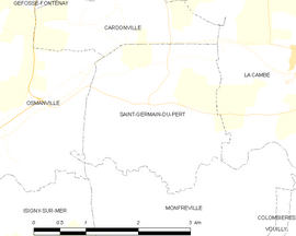 Mapa obce Saint-Germain-du-Pert