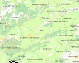 Riols - Localizazion