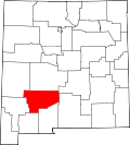 Map of New Mexico highlighting Sierra County.svg
