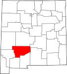 Map of New Mexico highlighting Sierra County.svg