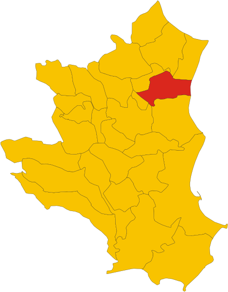 File:Map of comune of Melissa (province of Crotone, region Calabria, Italy).svg