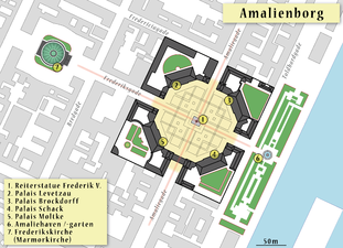 51: Schloss Amalienborg, Kopenhagen