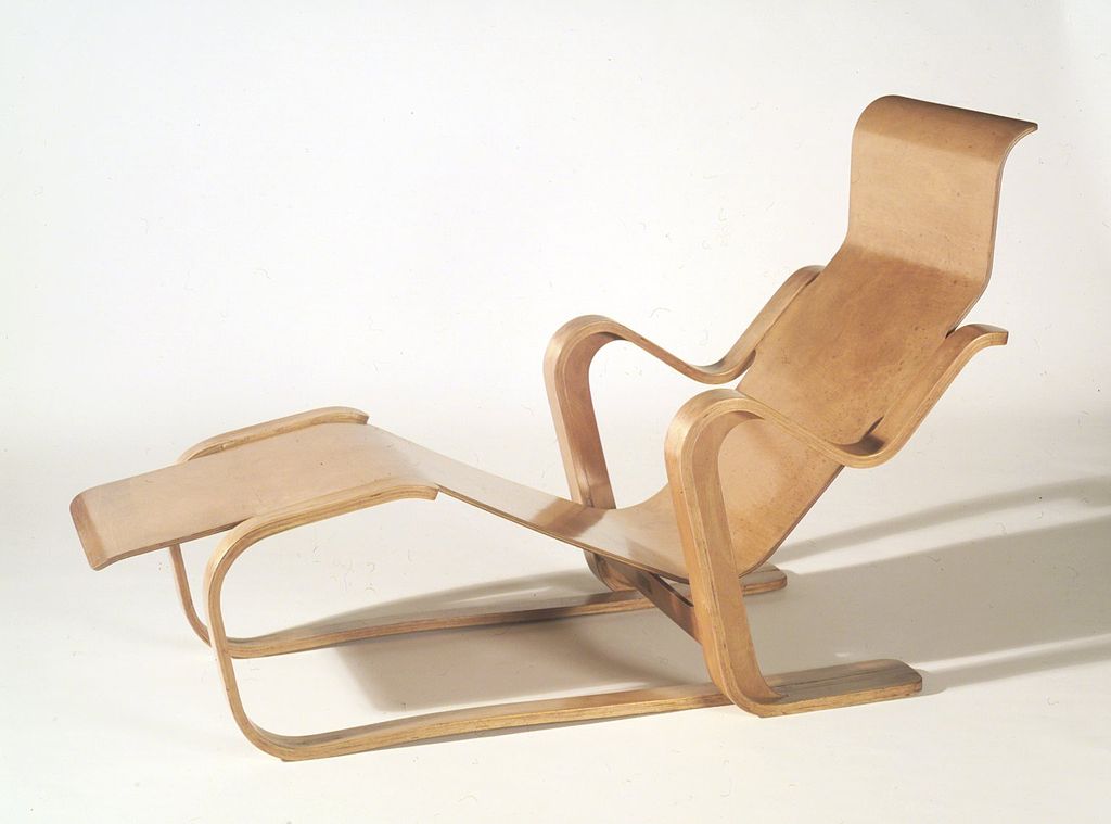 Chaise longue de Marcel Breuer.