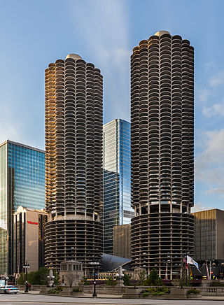 <span class="mw-page-title-main">Marina City</span> Mixed-use building complex in Chicago, Illinois, United States