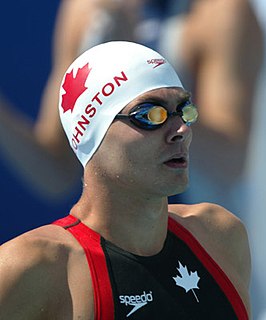 Mark Johnston (swimmer) Canadian swimmer, Olympic athlete, Pan American Games bronze medallist