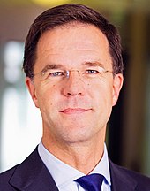 Mark Rutte, current the Prime Minister of the Netherlands from 2010 to present Mark Rutte 2015 (1) (cropped).jpg