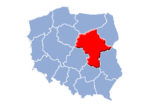 Poziția regiunii Mazovia