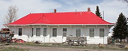 پزشکی Bow Union Pacific Depot.JPG