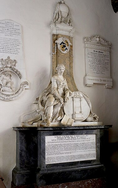 File:Memorial to Sir John Cust in St Peter and St Paul's Church, Belton.jpg