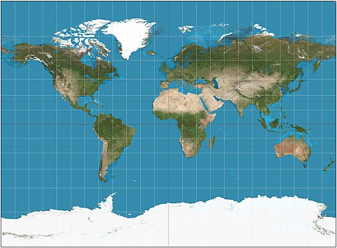 Comment Appelle-t-on ce type de carte qui représente le monde ?
