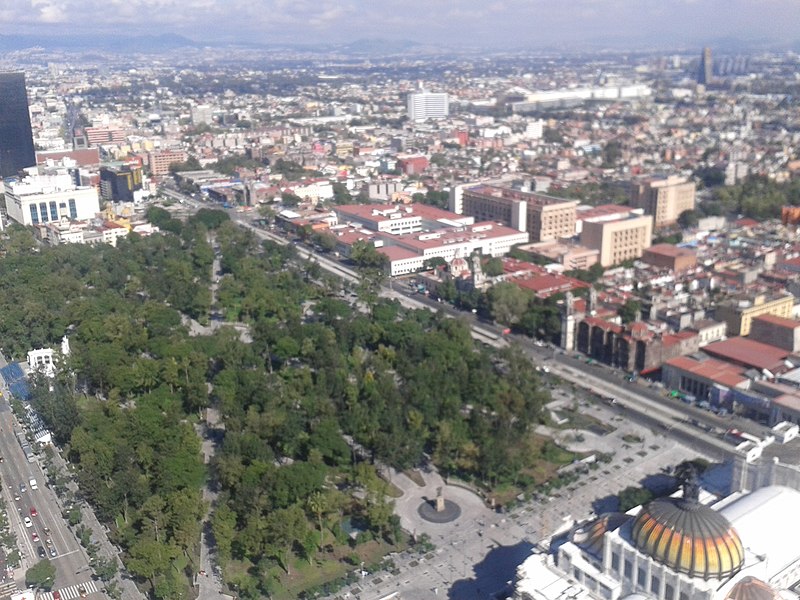File:Mirador de la Torre Latinoamericana. Alameda central. - panoramio.jpg