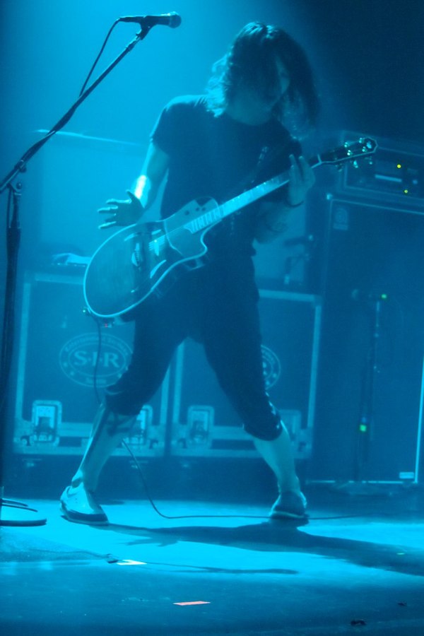 Miyavi performing in New York, 2011.