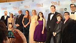 Cast of Modern Family at the 69th Golden Globe Awards in January 2012 Modern Family Cast.jpg